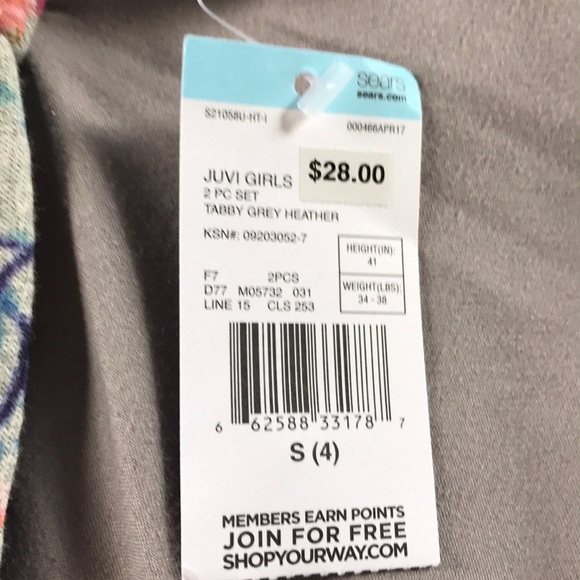 Girls tunic with leggings - Picture 4 of 4